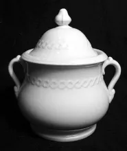 Rick Rack_Hill Pottery_Sugar Bowl with Lid_Item_002