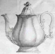 Ring O' Hearts_Livesley, Powell, & Co._Teapot or Coffee Pot Base and Lid_KewDrw_001