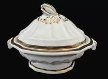 Ring O' Hearts | Livesley, Powell, & Co. | Vegetable Tureen Base and Lid | DecItem | 002