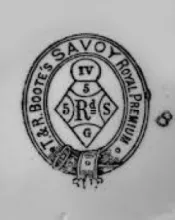 Savoy | T. & R. Boote (& Co.) | Vegetable Tureen Base and Lid | Mark | 008