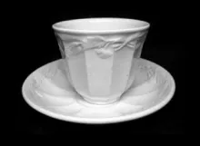 Scotia Shape | F. Jones (& Co.) | Handleless Cup and Saucer | Item | 001