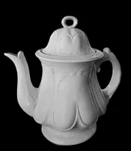 Scrolled Bubble | J. W. Pankhurst (& Co.) | Teapot or Coffee Pot Base and Lid | Item | 004