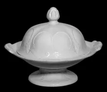 Scrolled Bubble | J. W. Pankhurst (& Co.) | Butter Dish with Lid | Item | 001