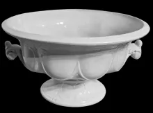 Scrolled Bubble | J. W. Pankhurst (& Co.) | Hot Toddy Bowl with Handles (No Lid) | Item | 001