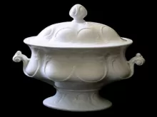 Scrolled Bubble | J. W. Pankhurst (& Co.) | Sauce or Soup Tureen Base and Lid | Item | 001