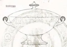 Senate | George Jones & Co. | Sauce or Soup Tureen Base and Lid | Item | 004
