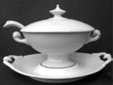 Senate_Thomas Elsmore & Son_Sauce or Soup Tureen Base, Lid, Underplate, and Ladle_Item_001
