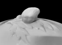 Sevres Shape | John Edwards | Vegetable Tureen Base and Lid | Finial | 005