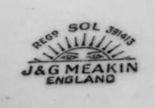 Sol | J. & G. Meakin | Chamber Pot Base | Mark | 002
