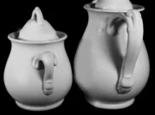 Split Handle | Meakin Bros. (& Co.) | Partial Tea Set | Handle | 003