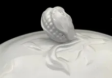 Split Pod | J. W. Pankhurst (& Co.) | Vegetable Tureen Lid | Finial | 003