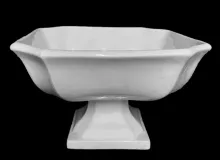 Square Flower | James Edwards | Compote on Tall Pedestal | Item | 001