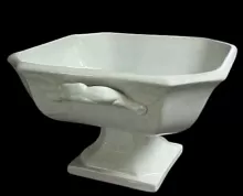 Square Flower | James Edwards | Compote on Tall Pedestal | Item | 004