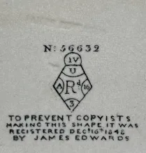 Square Flower_James Edwards_Sauce or Soup Tureen Underplate_Mark_004