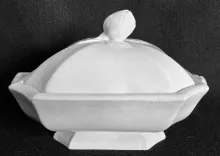 Square Flower_James Edwards_Vegetable Tureen Base and Lid_Item_002