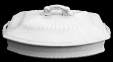Square Ridged_Charles Meakin_Vegetable Tureen Base and Lid_Item_001