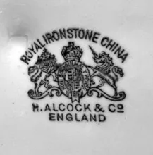 Square Ridged | Henry Alcock & Co. | Ewer | Mark | 007