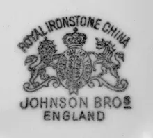 Square Ridged | Johnson Bros. (Late Pankhurst & Co.) | Baker Graduated Sizes | Mark | 002