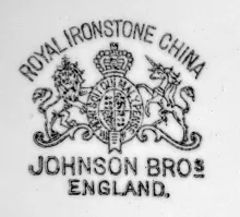 Square Ridged | Johnson Bros. (Late Pankhurst & Co.) | Baker | Mark | 006