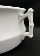 Square Ridged | Johnson Bros. (Late Pankhurst & Co.) | Chamber Pot Base | Handle | 002