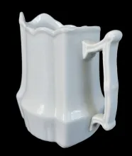 Square Ridged | Johnson Bros. (Late Pankhurst & Co.) | Creamer or Cream Pitcher | Handle | 003