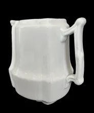 Square Ridged | Johnson Bros. (Late Pankhurst & Co.) | Creamer or Cream Pitcher | Handle | 021