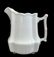 Square Ridged | Johnson Bros. (Late Pankhurst & Co.) | Creamer or Cream Pitcher | Item | 002