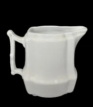 Square Ridged | Johnson Bros. (Late Pankhurst & Co.) | Creamer or Cream Pitcher | Item | 020