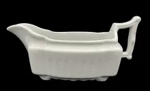 Square Ridged | Johnson Bros. (Late Pankhurst & Co.) | Gravy Boat | Item | 002