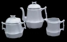Square Ridged | Johnson Bros. (Late Pankhurst & Co.) | Partial Tea Set | Collection | 005