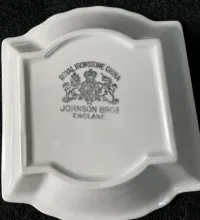 Square Ridged | Johnson Bros. (Late Pankhurst & Co.) | Sauce Dish | Mark | 003