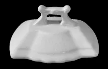 Square Ridged | Johnson Bros. (Late Pankhurst & Co.) | Sugar Bowl Lid | Item | 002