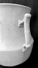 Square Ridged | Johnson Bros. (Late Pankhurst & Co.) | Waste or Slop Jar Base | Handle | 002