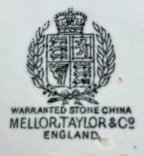 Square Ridged | Mellor, Taylor, & Co. | Table Pitcher | Mark | 003