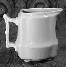 Square Ridged_Wedgwood & Co._Creamer or Cream Pitcher_Item_001