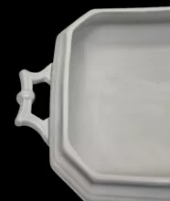 Square Ridged | Wedgwood & Co. | Vegetable Tureen Base and Lid | Mark | 003