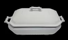 Square Ridged | Wedgwood & Co. | Vegetable Tureen Base and Lid | Item | 001