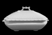 Square Ridged | Wedgwood & Co. | Vegetable Tureen Base and Lid | Item | 005