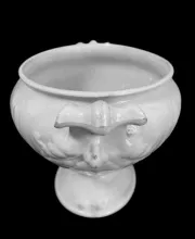 St. Louis Shape | John Edwards | Sauce or Soup Tureen Base, Lid, Underplate, and Ladle | Handle | 006