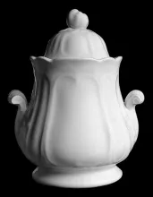 St. Louis Shape | John Edwards | Sugar Bowl with Lid | Item | 001