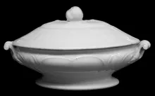 St. Louis Shape | John Edwards | Vegetable Tureen Base and Lid | Item | 001