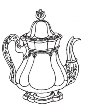 Stafford Shape | Samuel Alcock & Co. | Teapot or Coffee Pot Base and Lid | ItemDrw | 001