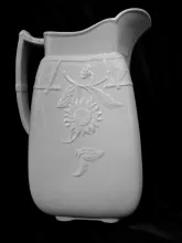 Sunflower and Butterfly_Powell & Bishop_Ewer_Item_003