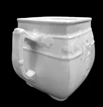 Sunflower and Butterfly | Powell & Bishop | Sugar Bowl Base | Handle | 002