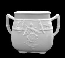 Sunflower and Butterfly | Powell & Bishop | Sugar Bowl Base | Item | 003