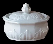 Sydenham Bennington | United States Pottery Co. | Soap Box Base and Lid | Item | 001