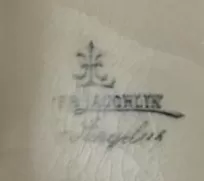 The Angelus | Homer Laughlin China Co. | Relish Dish | Mark | 002