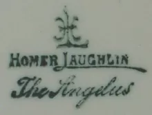 The Angelus | Homer Laughlin China Co. | Soup Plate | Mark | 003
