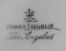 The Angelus | Homer Laughlin China Co. | Vegetable Tureen Base | Mark | 003