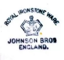 Tracery | Johnson Bros. (Late Pankhurst & Co.) | Relish Dish | Mark | 007
